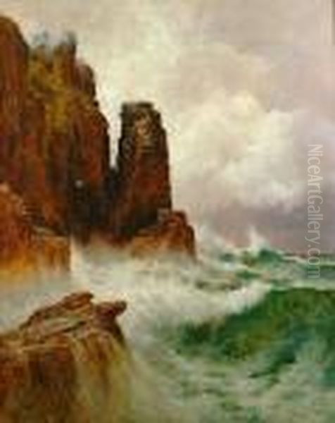 Off The Rocks Oil Painting by Arthur Suker