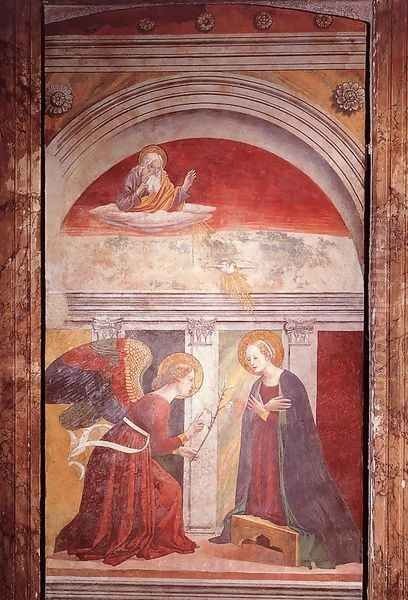 Annunciation Oil Painting by Melozzo da Forli