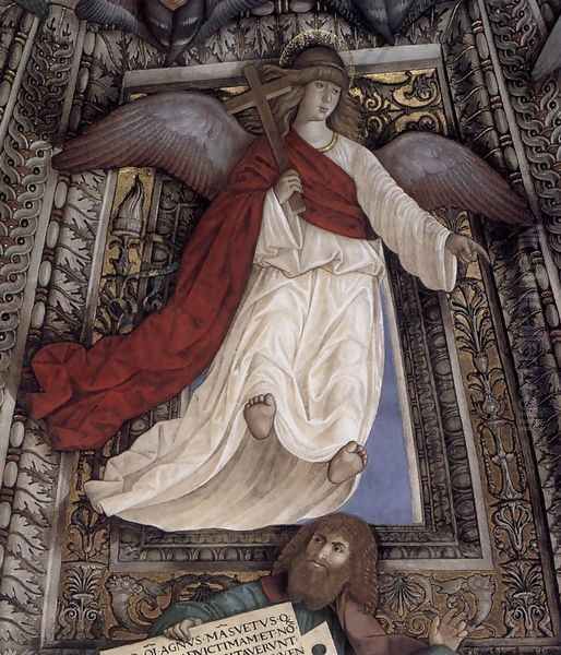 Angel 1477-80 Oil Painting by Melozzo da Forli