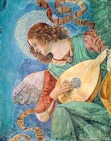 Angel Musician 2 Oil Painting by Melozzo da Forli