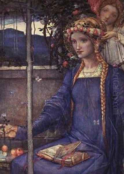 St. Dorothy Oil Painting by Edward Reginald Frampton