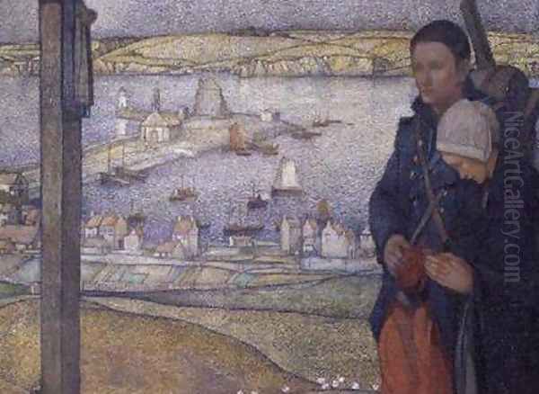 Brittany Oil Painting by Edward Reginald Frampton