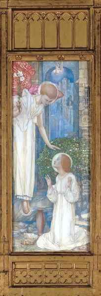 The Annunciation 2 Oil Painting by Edward Reginald Frampton