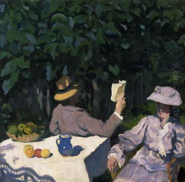 Sunny Morning, 1905 Oil Painting by Karoly Ferenczy