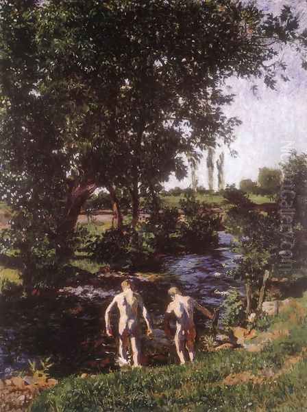 Summer 1902 Oil Painting by Karoly Ferenczy