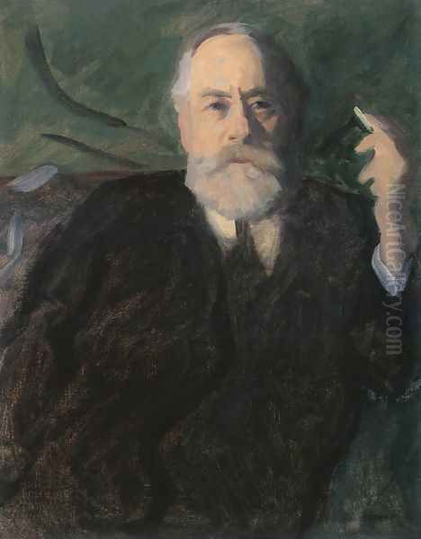 Portrait of Pal Szinyei Merse 1910 Oil Painting by Karoly Ferenczy