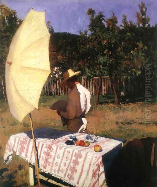 Oct-03 Oil Painting by Karoly Ferenczy