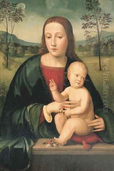 The Madonna and Child Oil Painting by Francesco Francia