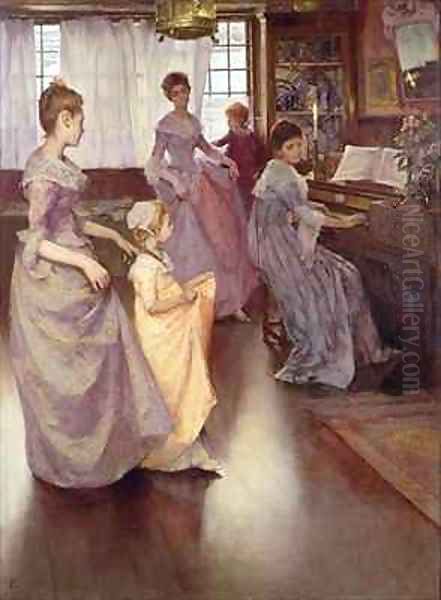 The Minuet Oil Painting by Elizabeth Stanhope Forbes