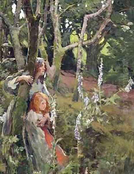 The Enchanted Wood Oil Painting by Elizabeth Stanhope Forbes