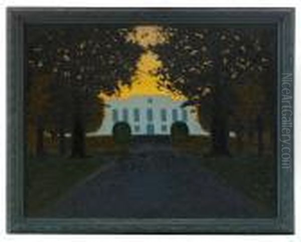 Park Och Slott Oil Painting by Pelle Swedlund