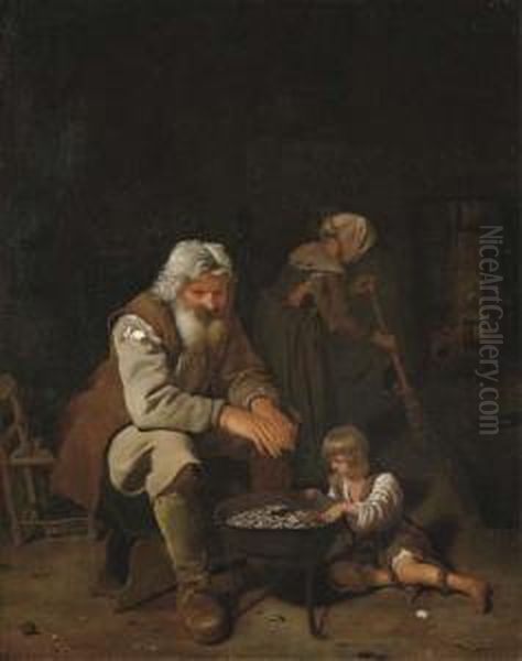 An Allegory Of Winter Oil Painting by Michiel Sweerts