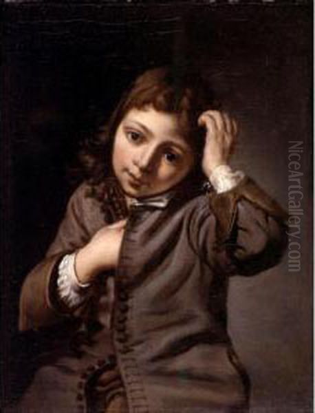 Portrait Of A Boy Oil Painting by Michiel Sweerts