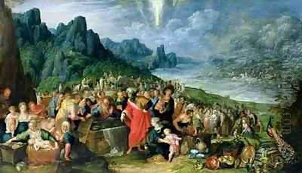 The Israelites on the Bank of the Red Sea Oil Painting by Frans the younger Francken