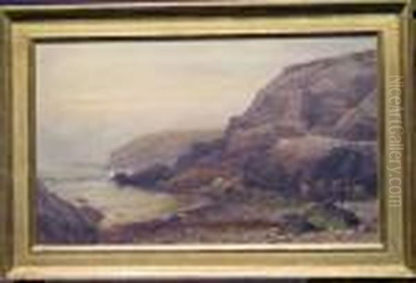 Rocky Inlet Oil Painting by James Brade Sword