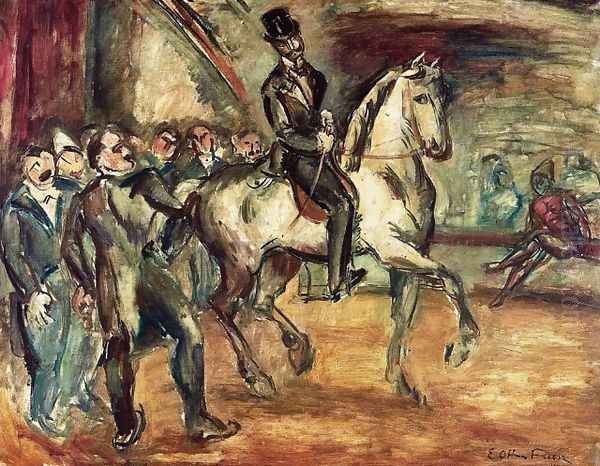 The Training School of the Cirque Madrano Oil Painting by Emile-Othon Friesz