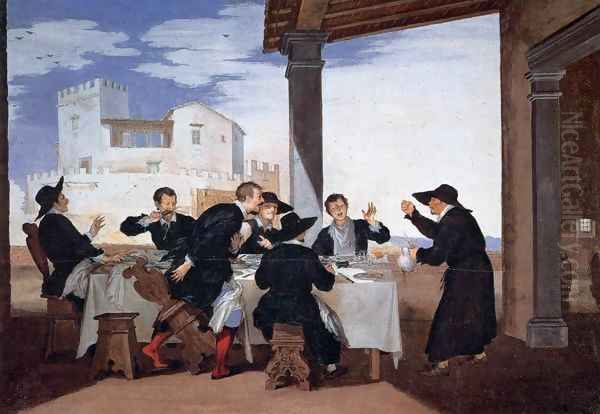 One of Father Arlotto's Tricks Oil Painting by Baldassarre Franceschini