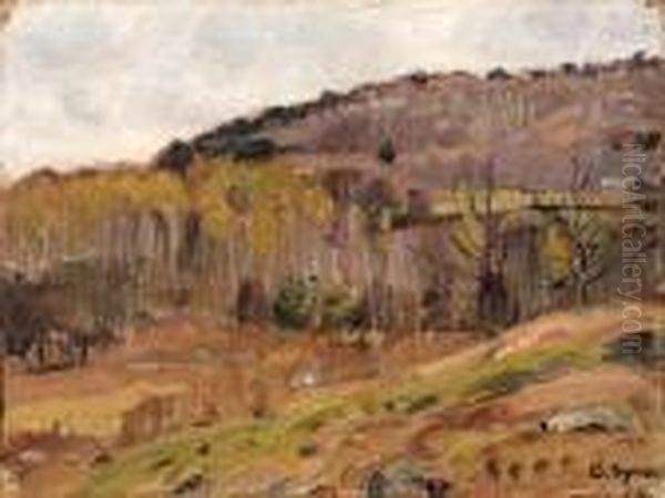 Autumn Hills Oil Painting by George Gardner Symons