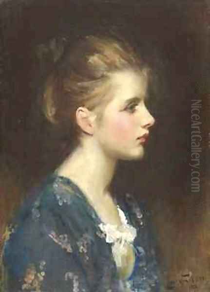 Nina Oil Painting by Sir Samuel Luke Fildes