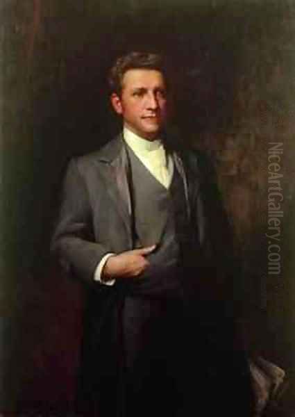 William Hesketh Lever 1851-1925 later First Viscount Leverhulme Oil Painting by Sir Samuel Luke Fildes