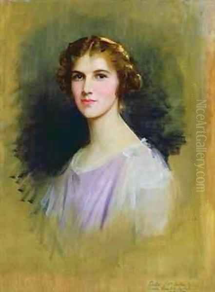 Sketch for a Portrait of Mrs Ackers Oil Painting by Sir Samuel Luke Fildes