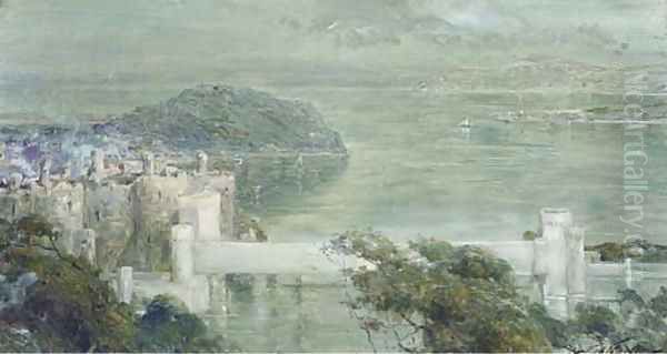 Conway, early morning Oil Painting by Robert Fowler