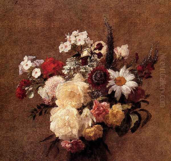 Bouquet de Fleurs Oil Painting by Victoria Dubourg Fantin-Latour