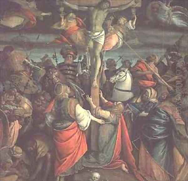 The Crucifixion Oil Painting by Gaudenzio Ferrari