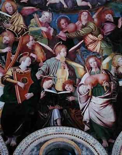 The Concert of Angels 15 Oil Painting by Gaudenzio Ferrari