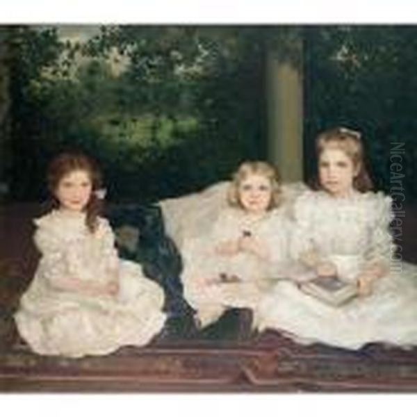 The Sisters Oil Painting by Augustus Vincent Tack