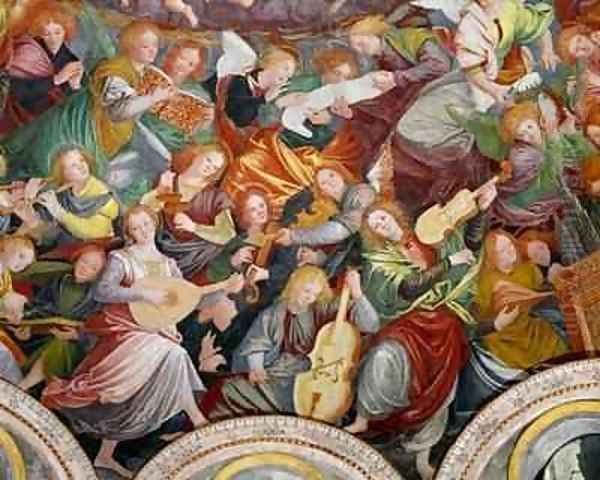 The Concert of Angels 23 Oil Painting by Gaudenzio Ferrari