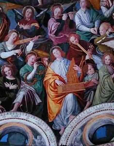 The Concert of Angels 12 Oil Painting by Gaudenzio Ferrari