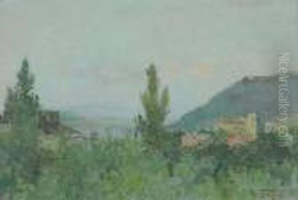 Paesaggio Oil Painting by Raffaele Tafuri