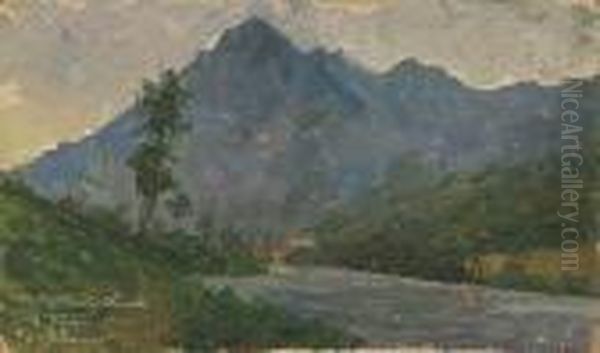 Passo San Pellegrino Oil Painting by Raffaele Tafuri