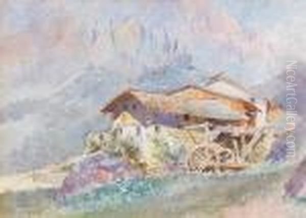 Il Mulino Oil Painting by Raffaele Tafuri