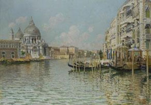 Ansicht Von Venedig Oil Painting by Raffaele Tafuri