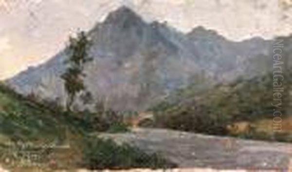 San Pellegrino Oil Painting by Raffaele Tafuri