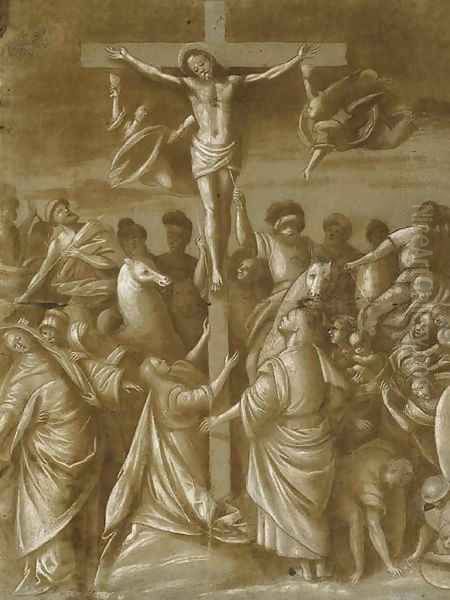 The Crucifixion 2 Oil Painting by Gaudenzio Ferrari