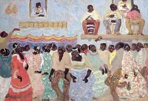 Negro Dance Oil Painting by Pedro Figari