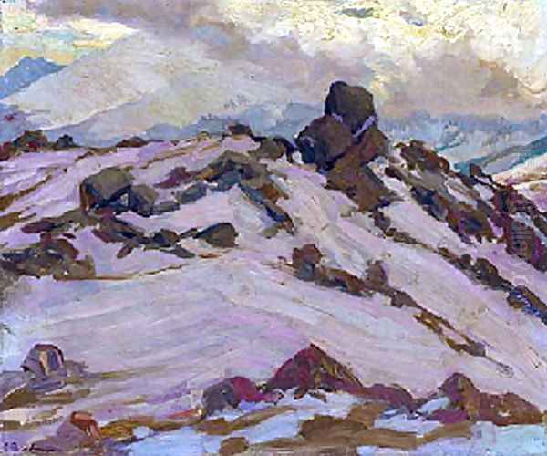 Paisaje Nevado Oil Painting by Pons Arnau Francisco