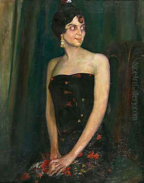 Retrato de Mujer Oil Painting by Pons Arnau Francisco