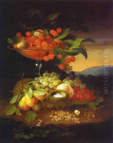 Still Life with Fruit II Oil Painting by George Forster