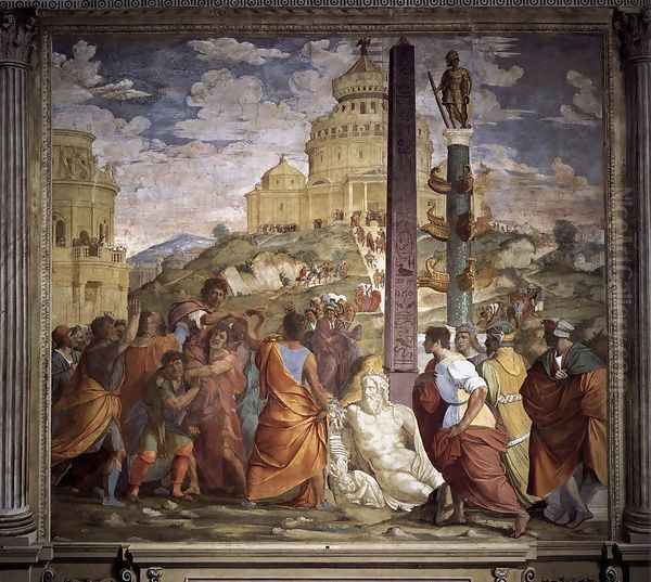 The Triumph of Cicero c. 1520 Oil Painting by Francesco Franciabigio