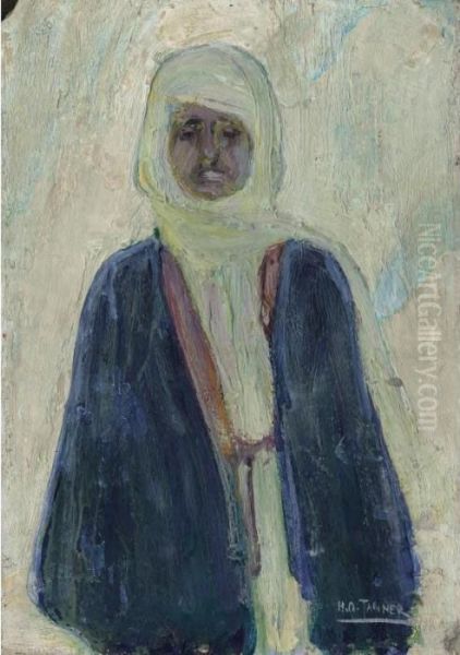 Moroccan Man Oil Painting by Henry Ossawa Tanner