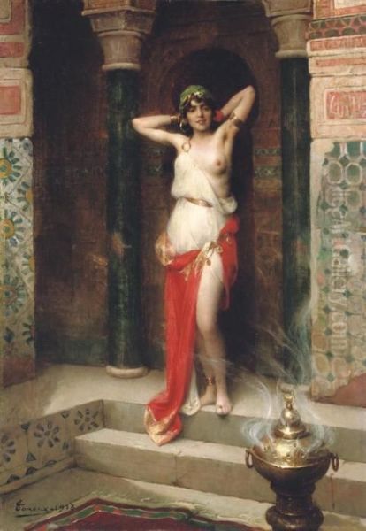 The Harem Beauty Oil Painting by Henri Adriene Tanoux