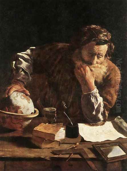 Portrait of a Scholar Oil Painting by Domenico Fetti