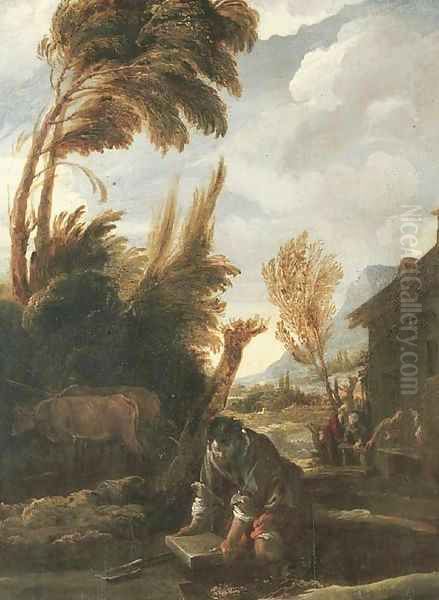 The Parable of the Treasure Hidden in the Field Oil Painting by Domenico Fetti