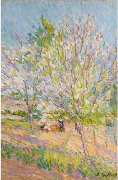 Spring In The Chevreuse Valley, 1905 Oil Painting by Nikolai Aleksandrovich Tarkhov