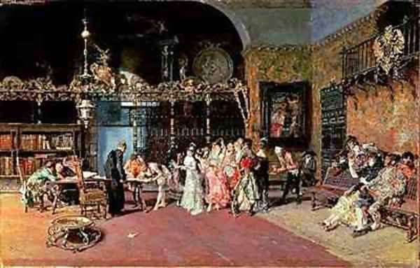 La Vicaria Oil Painting by Mariano Fortuny y Marsal