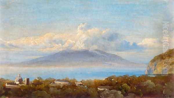 Vesuvius Oil Painting by Thomas Fearnley